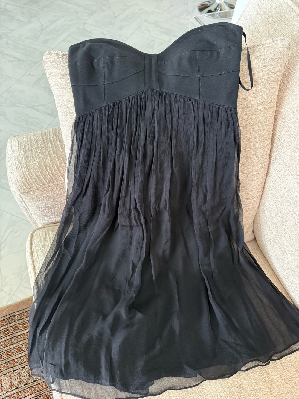 Diane von furstenberg strapless dress- size 8